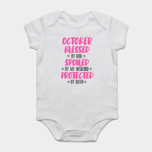 October Blessed Baby Bodysuit